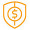 price protection shield yellow icon