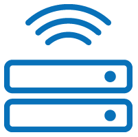 Internet router connectivity icon